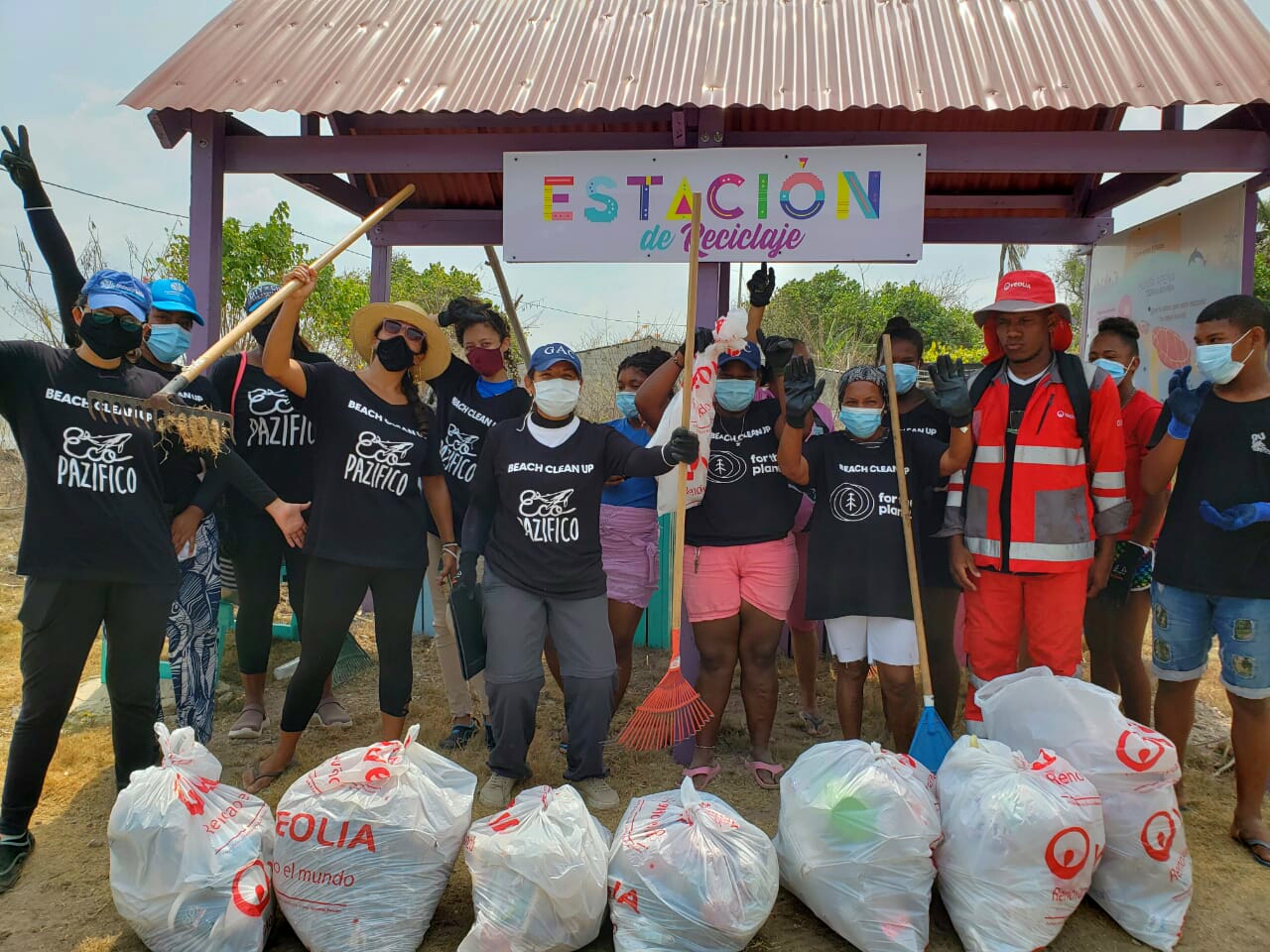 Beach clean up for the planet